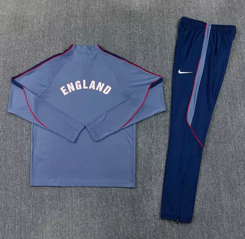 AAA Quality England 2026 Grey Soccer Tracksuit