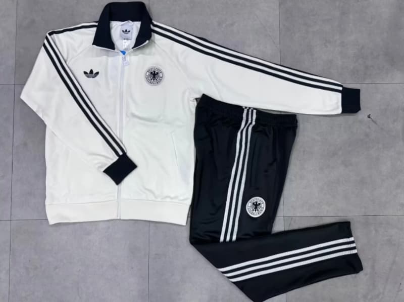 AAA Quality Germany 2026 White Soccer Tracksuit 03 AAA Quality Germany 2026 White Soccer Tracksuit 03