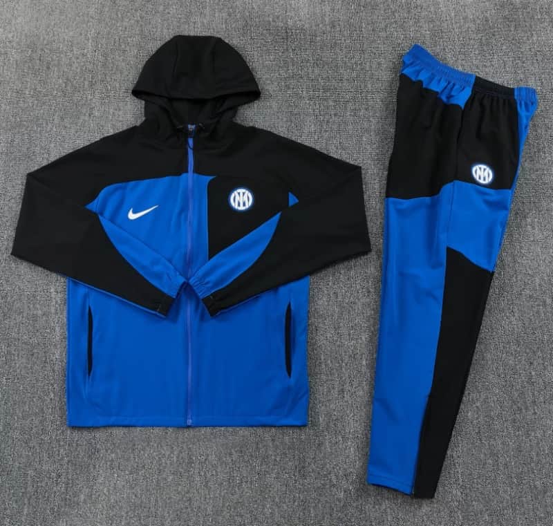 AAA Quality Inter Milan 26/27 Blue Soccer Windbreaker Tracksuit AAA Quality Inter Milan 26/27 Blue Soccer Windbreaker Tracksuit