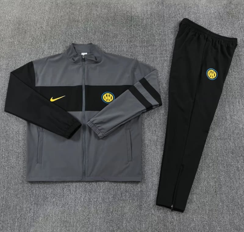 AAA Quality Inter Milan 26/27 Grey Soccer Tracksuit AAA Quality Inter Milan 26/27 Grey Soccer Tracksuit