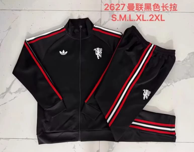 AAA Quality Manchester United 26/27 Black Soccer Tracksuit AAA Quality Manchester United 26/27 Black Soccer Tracksuit