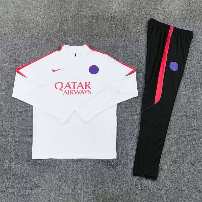 AAA Quality Paris St Germain 26/27 White Soccer Tracksuit AAA Quality Paris St Germain 26/27 White Soccer Tracksuit