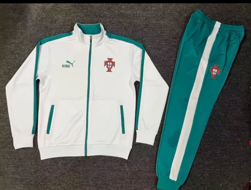 AAA Quality Portugal 2026 White Soccer Tracksuit 02 AAA Quality Portugal 2026 White Soccer Tracksuit 02