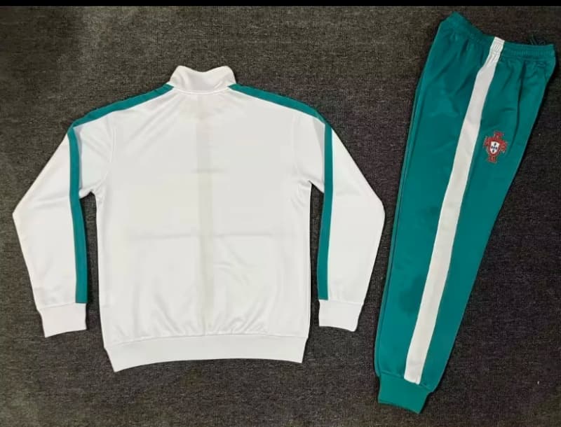 AAA Quality Portugal 2026 White Soccer Tracksuit 02
