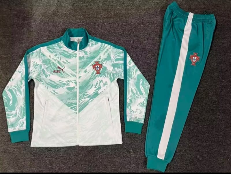 AAA Quality Portugal 2026 White Soccer Tracksuit 03 AAA Quality Portugal 2026 White Soccer Tracksuit 03