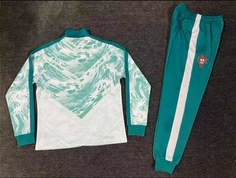 AAA Quality Portugal 2026 White Soccer Tracksuit 03