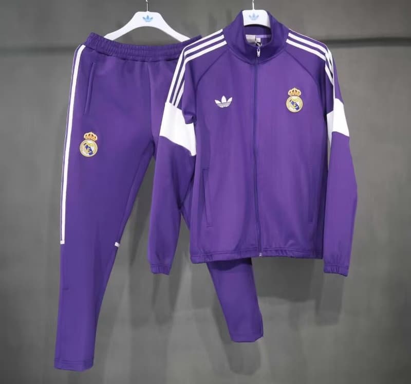 AAA Quality Real Madrid 26/27 Purple Soccer Tracksuit AAA Quality Real Madrid 26/27 Purple Soccer Tracksuit