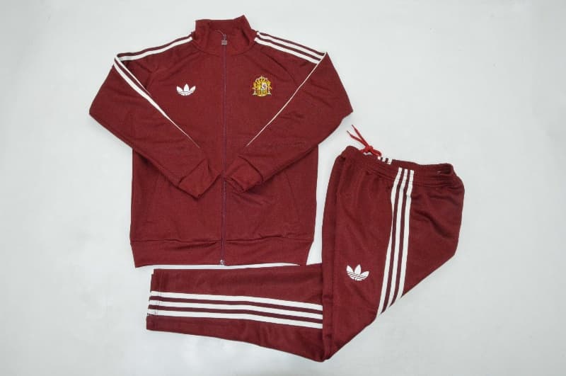 AAA Quality Spain 2026 Red Soccer Tracksuit 03