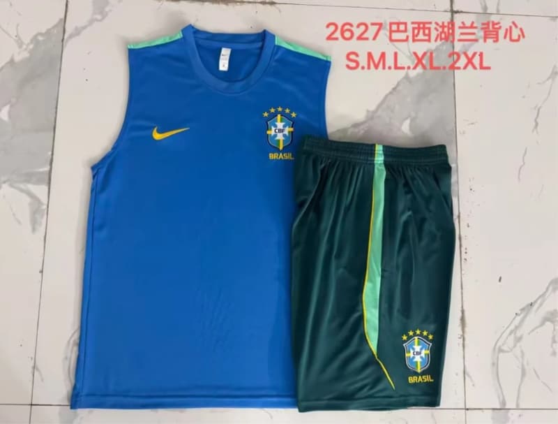 AAA Quality Brazil 2026 Blue Soccer Training Sets 02