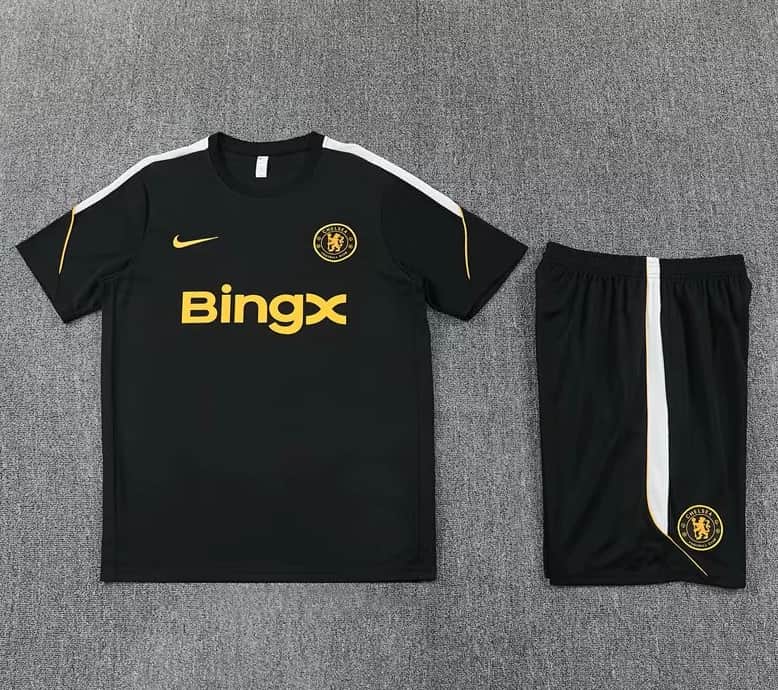 AAA Quality Chelsea 26/27 Black Soccer Training Sets AAA Quality Chelsea 26/27 Black Soccer Training Sets