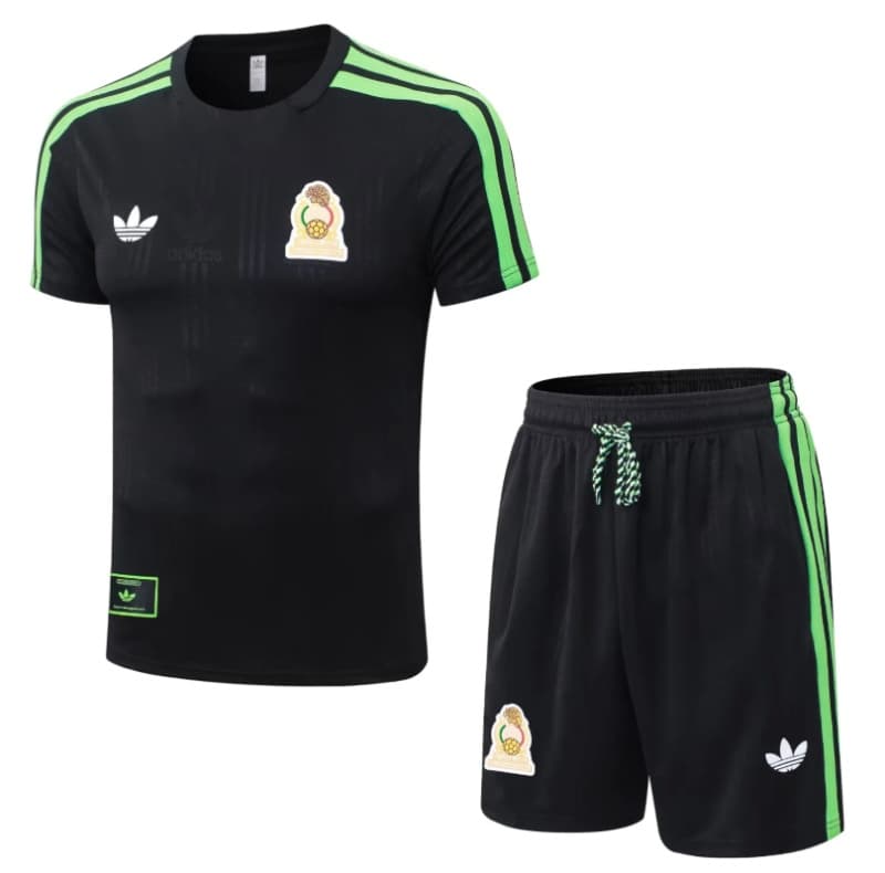 AAA Quality Mexico 2026 Black Soccer Training Sets AAA Quality Mexico 2026 Black Soccer Training Sets