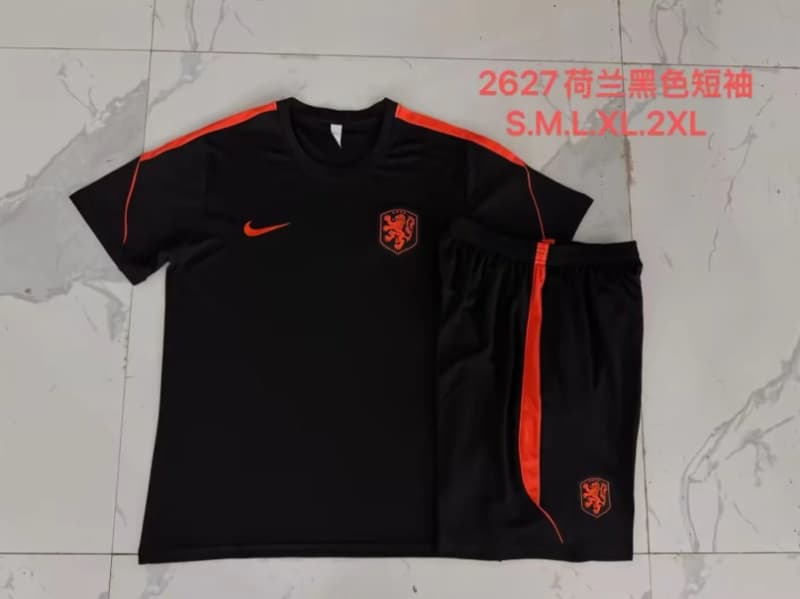 AAA Quality Netherlands 2026 Black Soccer Training Sets AAA Quality Netherlands 2026 Black Soccer Training Sets