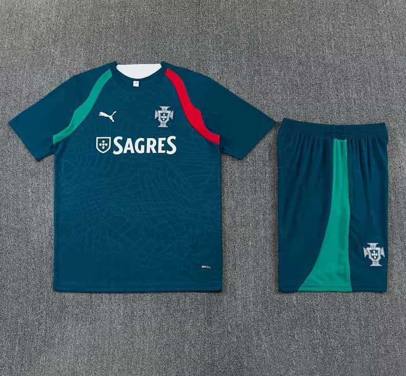 AAA Quality Portugal 2026 Dark Green Soccer Training Sets