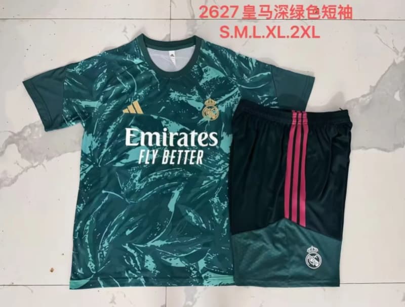 AAA Quality Real Madrid 26/27 Green Soccer Training Sets 02 AAA Quality Real Madrid 26/27 Green Soccer Training Sets 02