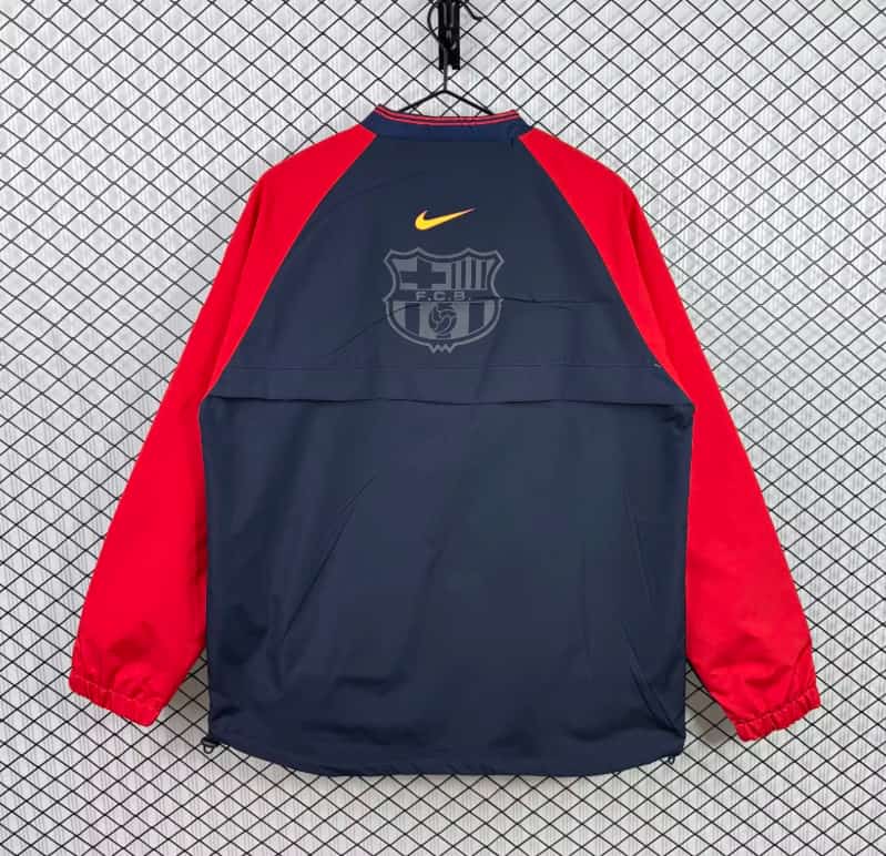 AAA Quality Barcelona 26/27 Dark Blue Soccer Windbreaker