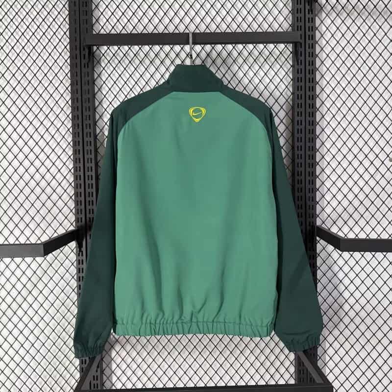 AAA Quality Brazil 2026 Green Soccer Windbreaker