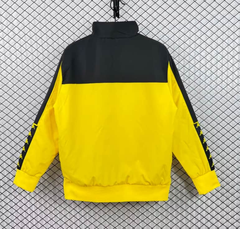 AAA Quality Dortmund 11/12 Yellow Soccer Windbreaker