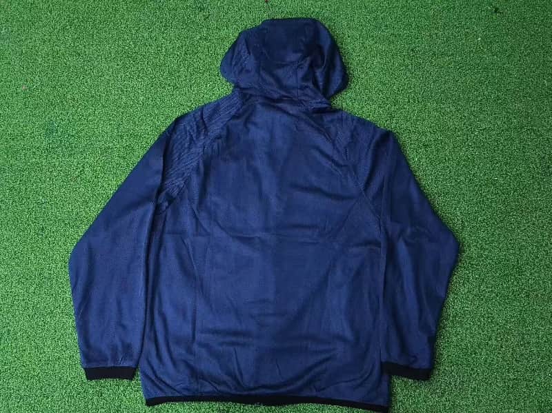 AAA Quality England 2026 Dark Blue Soccer Windbreaker 03