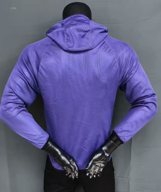 AAA Quality France 2026 Purple Soccer Windbreaker