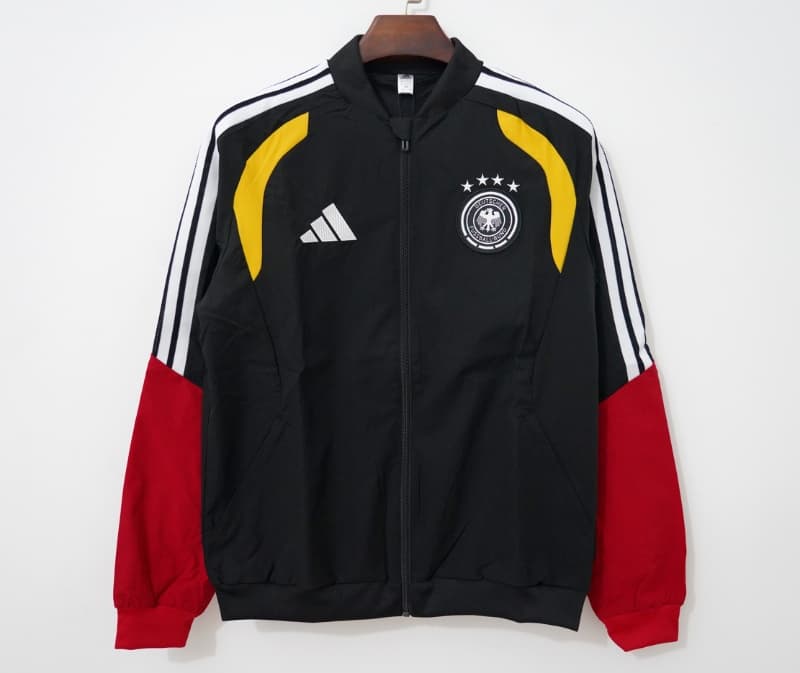 AAA Quality Germany 2026 Black Soccer Windbreaker AAA Quality Germany 2026 Black Soccer Windbreaker