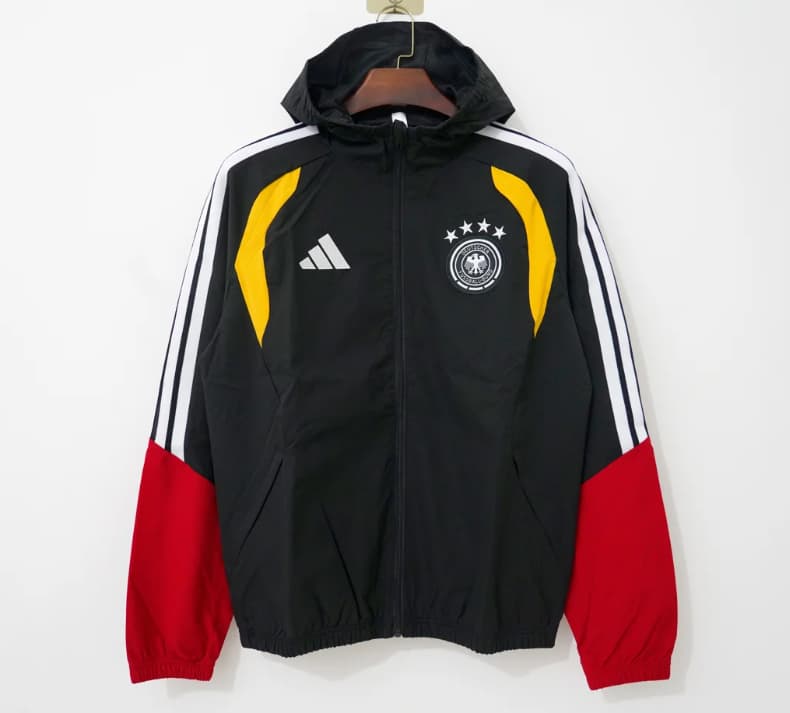 AAA Quality Germany 2026 Black Soccer Windbreaker 02 AAA Quality Germany 2026 Black Soccer Windbreaker 02