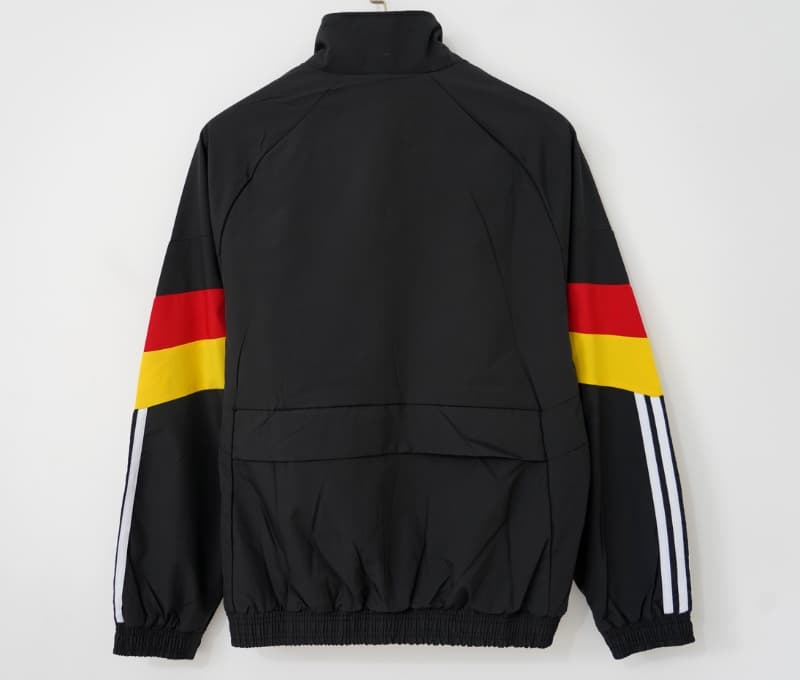 AAA Quality Germany 2026 Black Soccer Windbreaker 03