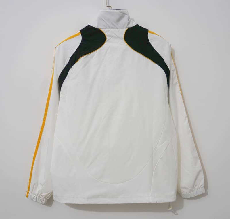 AAA Quality Germany 2026 White Soccer Windbreaker