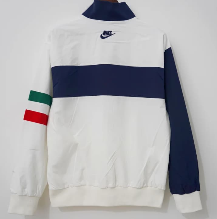 AAA Quality Italy 1996 White Soccer Windbreaker
