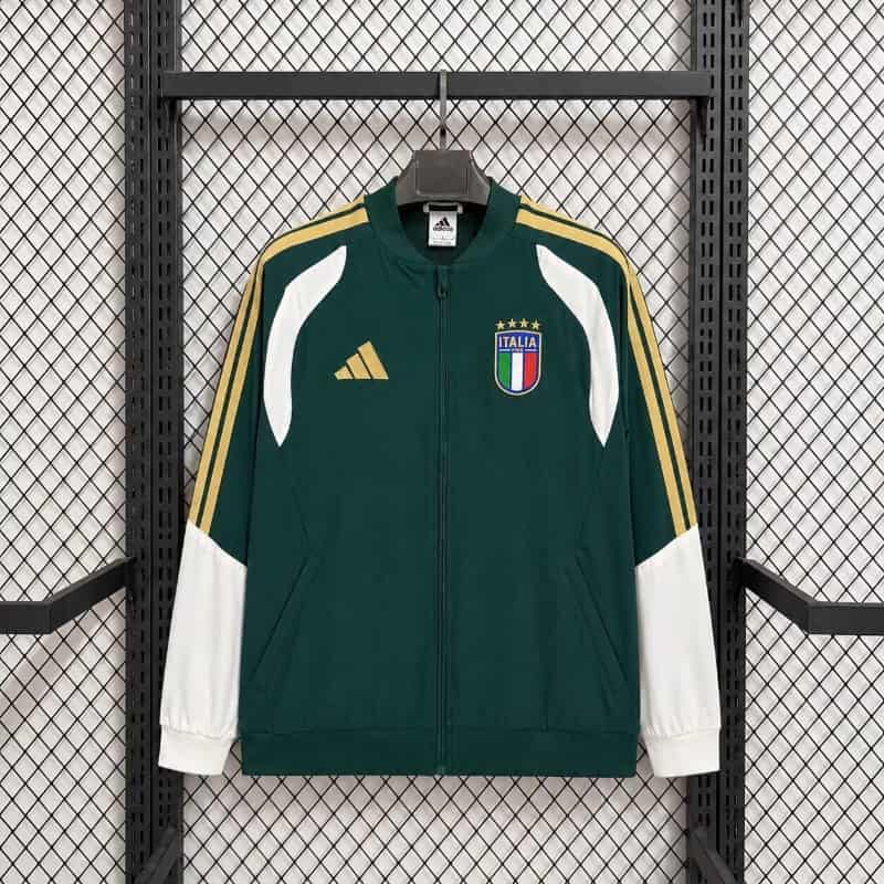 AAA Quality Italy 2026 Green Soccer Windbreaker 02 AAA Quality Italy 2026 Green Soccer Windbreaker 02