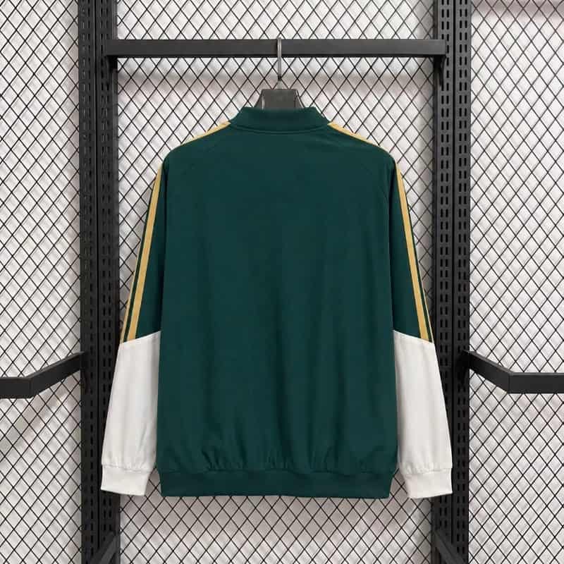 AAA Quality Italy 2026 Green Soccer Windbreaker 02