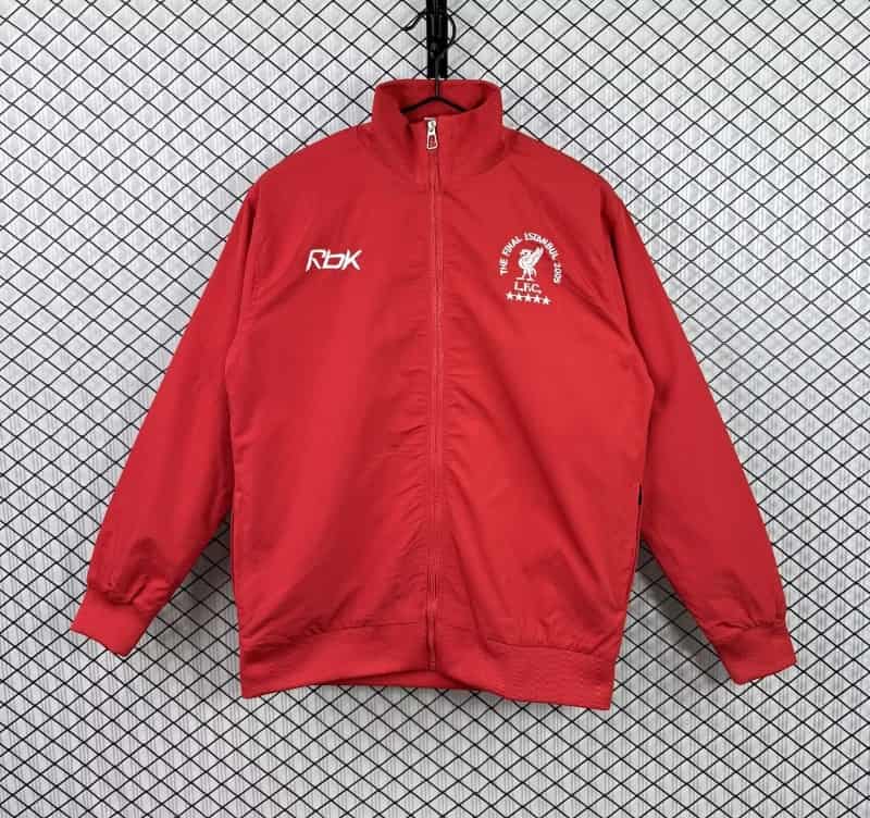 AAA Quality Liverpool 2004/05 Red Soccer Windbreaker