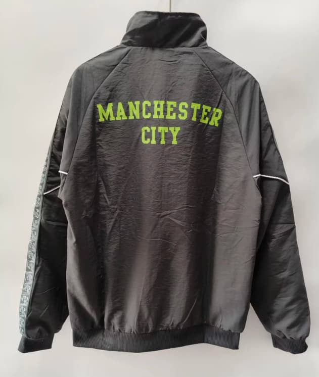 AAA Quality Manchester City 26/27 Dark Grey Soccer Windbreaker