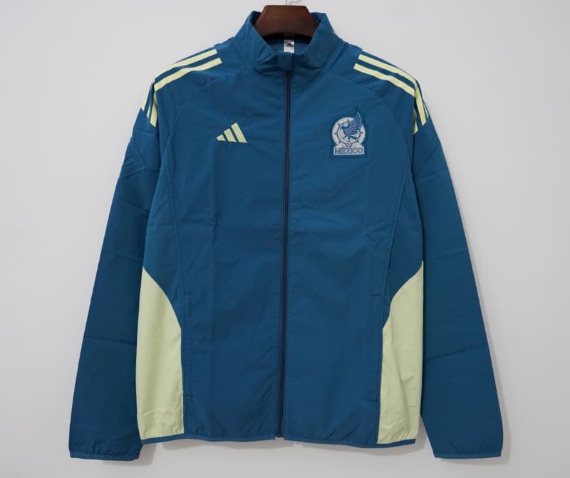 AAA Quality Mexico 2026 Dark Green Soccer Windbreaker 02 AAA Quality Mexico 2026 Dark Green Soccer Windbreaker 02
