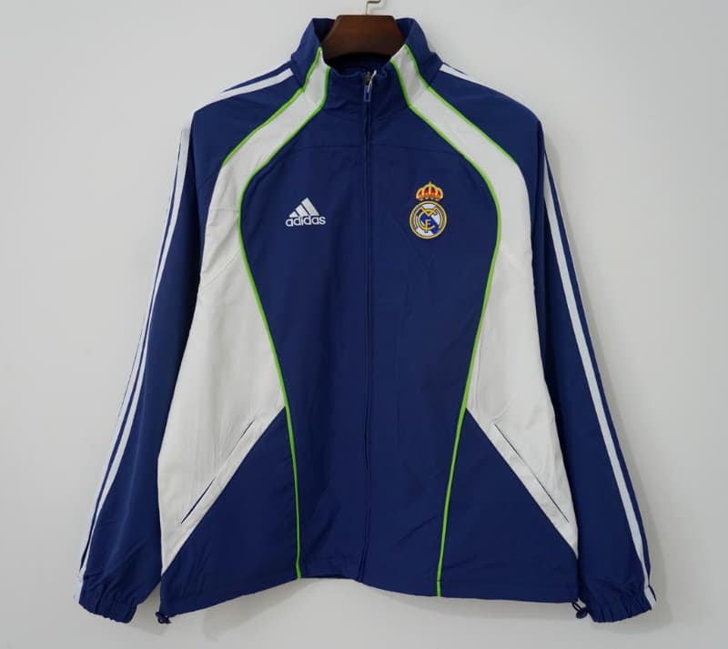 AAA Quality Real Madrid 2010/11 Dark Blue Soccer Windbreaker