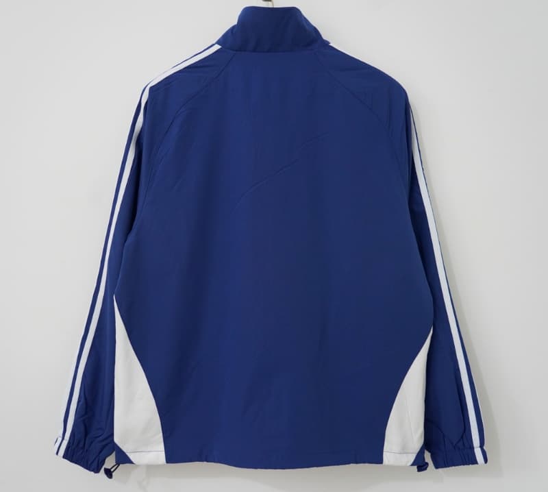 AAA Quality Real Madrid 2010/11 Dark Blue Soccer Windbreaker