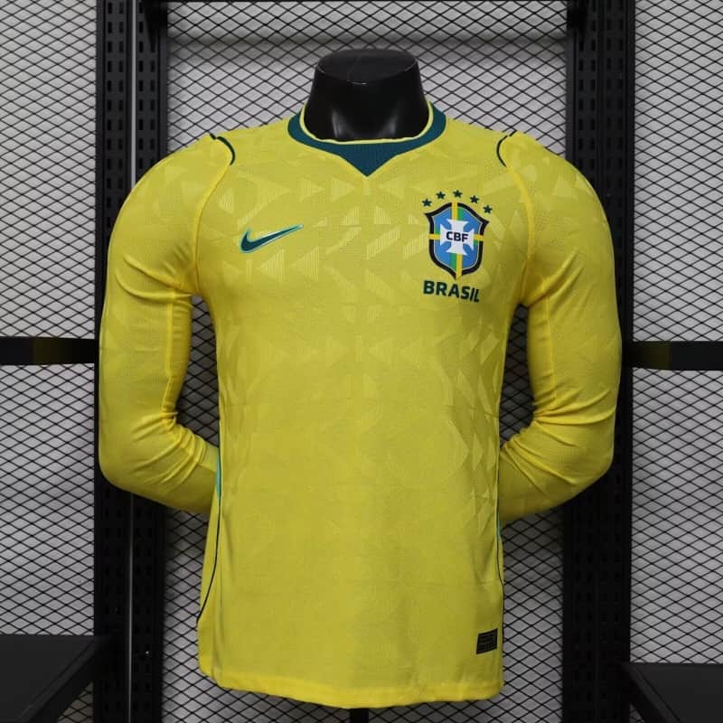 AAA Quality Brazil 2026 Home Long Sleeve Soccer Jersey (Player)
