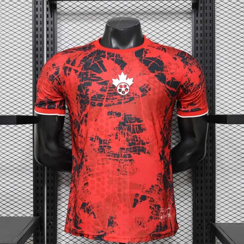 AAA Quality Canada 2026 Red Soccer Jersey (Player)