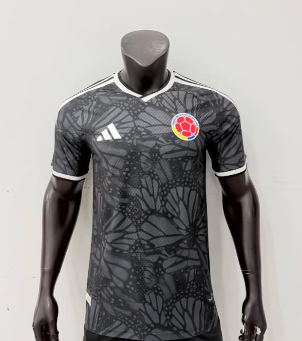 AAA Quality Columbia 2026 Black Soccer Jersey (Player)
