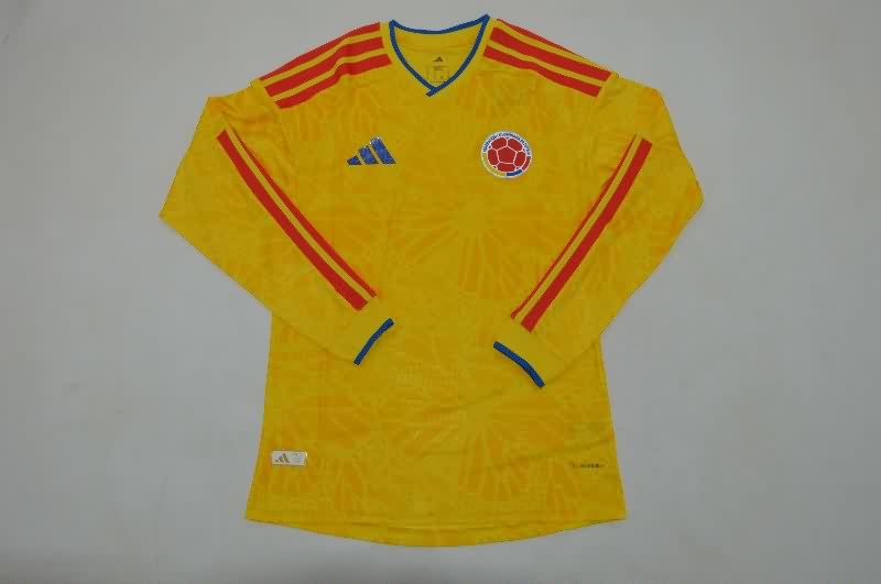 AAA Quality Columbia 2026 World Cup Home Long Sleeve Soccer Jersey (Player)
