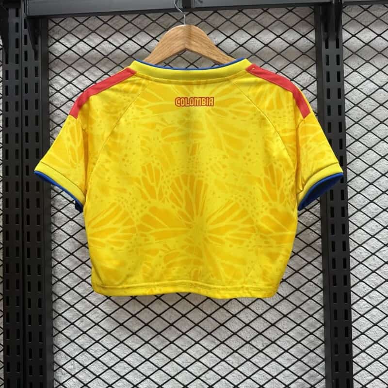 AAA Quality Columbia 2026 World Cup Home Women Cropped Soccer Jersey
