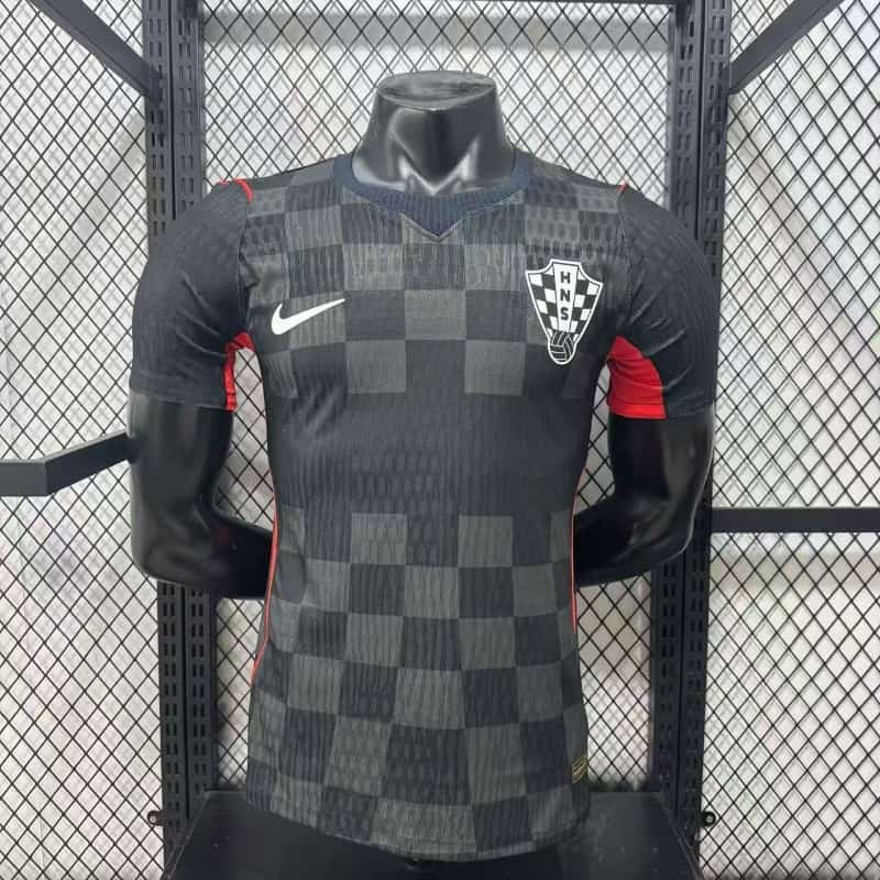 AAA Quality Croatia 2026 Black Soccer Jersey (Player) AAA Quality Croatia 2026 Black Soccer Jersey (Player)