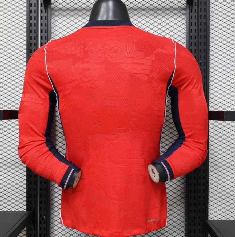 AAA Quality England 2026 World Cup Away Long Sleeve Soccer Jersey (Player)