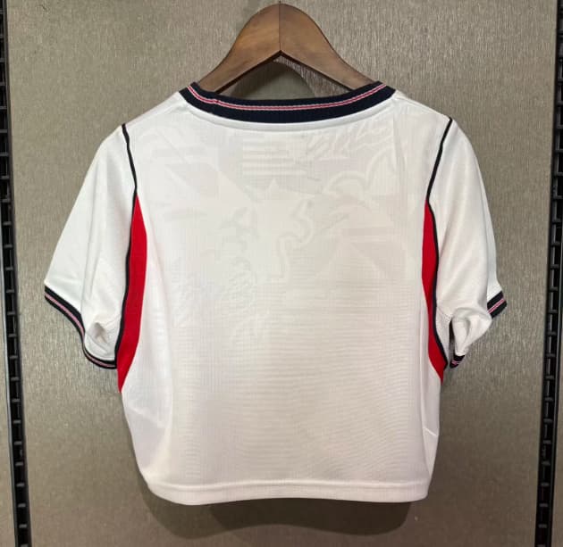AAA Quality England 2026 World Cup Home Women Cropped Soccer Jersey