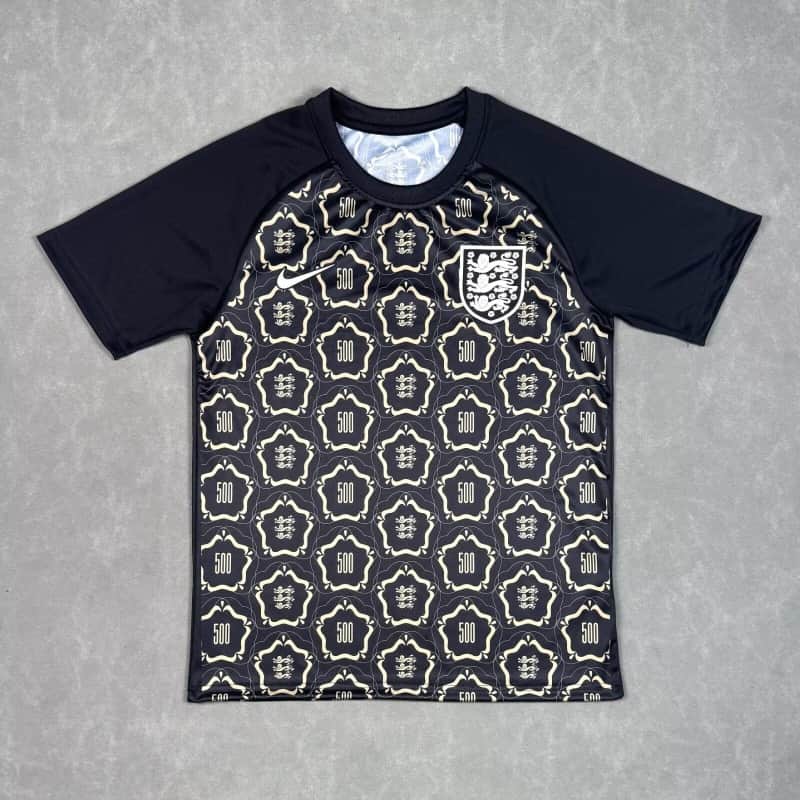 AAA Quality England 500th Anniversary Black Soccer Jersey AAA Quality England 500th Anniversary Black Soccer Jersey