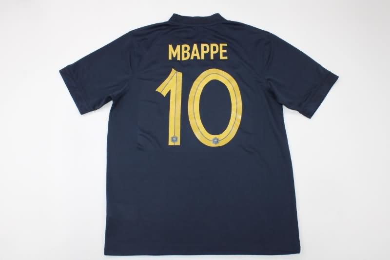 France Soccer Jersey Home Replica 2022 World Cup