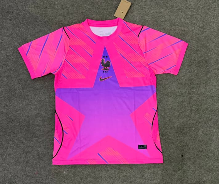 AAA Quality France 2026 Goalkeeper Pink Soccer Jersey