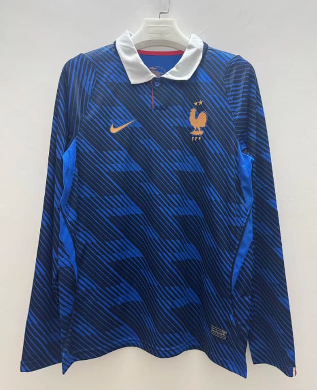 AAA Quality France 2026 World Cup Home Long Sleeve Soccer Jersey AAA Quality France 2026 World Cup Home Long Sleeve Soccer Jersey