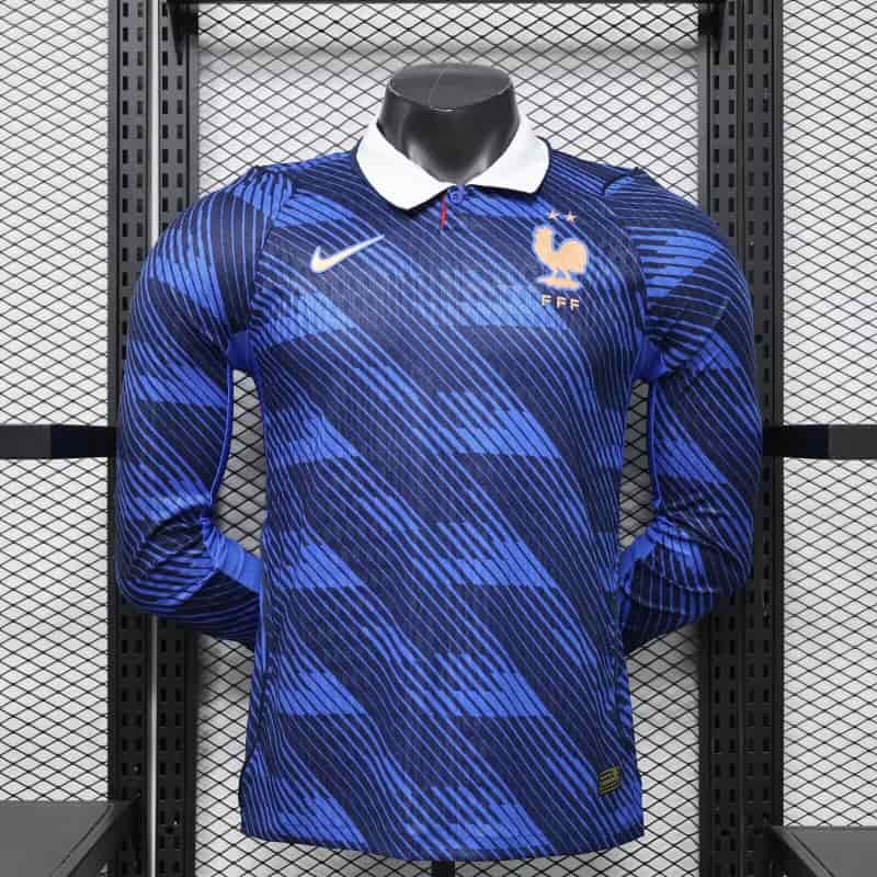 AAA Quality France 2026 World Cup Home Long Sleeve Soccer Jersey (Player) AAA Quality France 2026 World Cup Home Long Sleeve Soccer Jersey (Player)