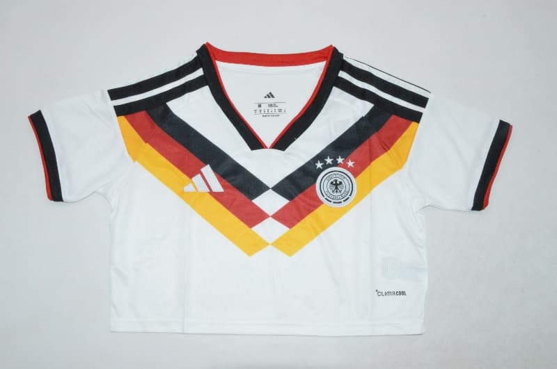 AAA Quality Germany 2026 World Cup Home Women Cropped Soccer Jersey AAA Quality Germany 2026 World Cup Home Women Cropped Soccer Jersey