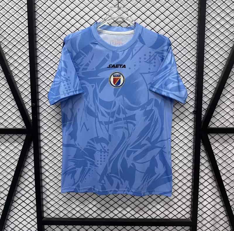 AAA Quality Haiti 2026 World Cup Goalkeeper Blue Soccer Jersey